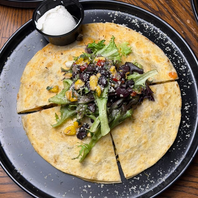 Southwest Veggie Quesadilla.